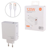 شارژر دیواری 120 وات شیائومی MDY-13-EZ QC3.0 PD 6.1A + کابل تبدیل تایپ سی
