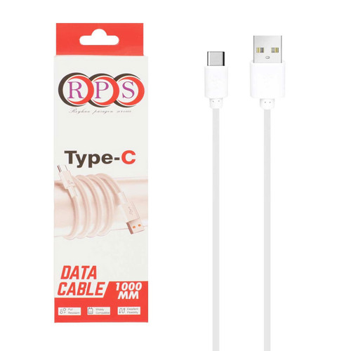 کابل شارژ فست RPS Type-C - سفید - SMO