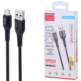 کابل میکرو یو اس بی فست شارژ 3.1 آمپر لیتو LD-43 طول 1 متر