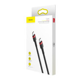 کابل دو سر تایپ سی فست شارژ 3 آمپر باسئوس Cafule Series CATKLF-GG1 طول 1 متر