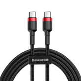 کابل دو سر تایپ سی فست شارژ 3 آمپر باسئوس Cafule Series CATKLF-GG1 طول 1 متر