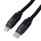 کابل تایپ سی به لایتنینگ فست شارژ 20 وات هیسکا Jelly LX-901CL طول 1 متر
