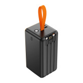 پاوربانک فست شارژ TSCO 60000mAh مدل TP 6001 22.5W - زرد مشکی