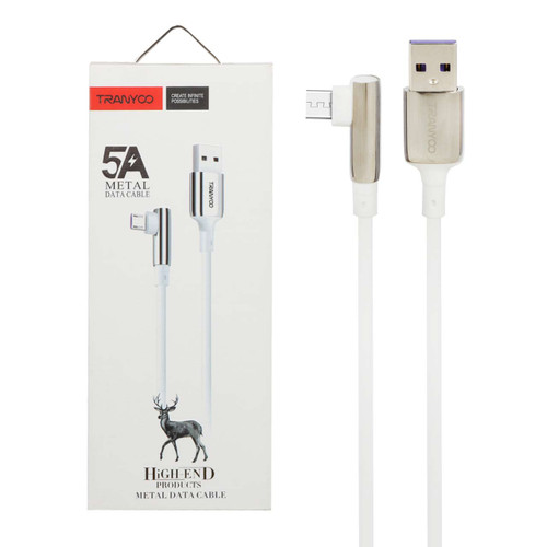 کابل شارژ فست اندروید TRANYOO مدل X14-V - سفید