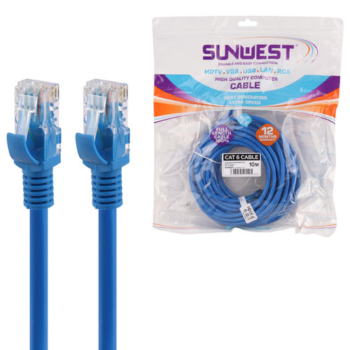 کابل شبکه Cat6 سان وست طول 10 متر