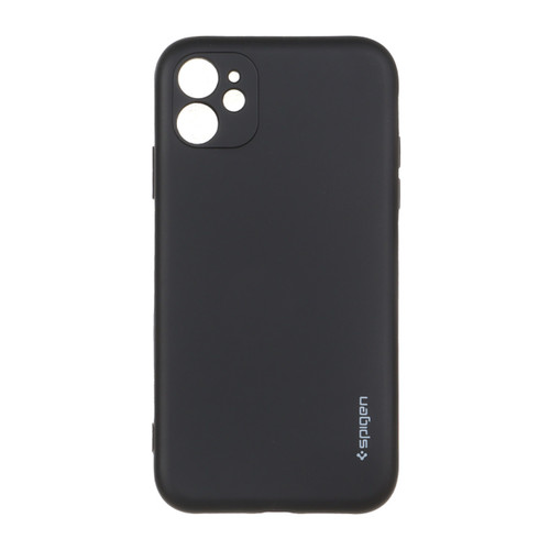 قاب سیلیکونی Spigen محافظ لنزدار Apple iPhone 11 - مشکی