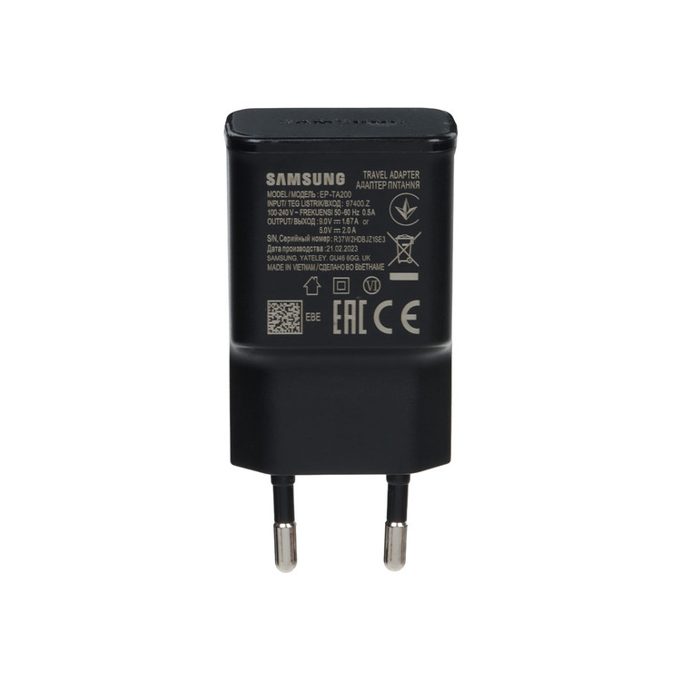 شارژر دیواری فست تک پورت SAMSUNG مدل 15W - مشکی - DST (گارانتی شش ماهه)