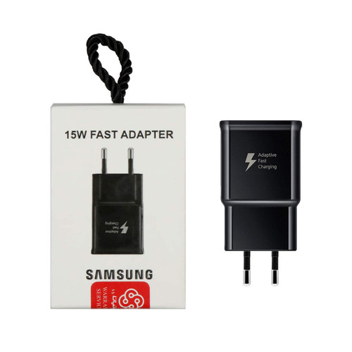 شارژر دیواری فست تک پورت Samsung مدل EP-TA200 15W - مشکی (گارانتی پارتیان پایا) NEW