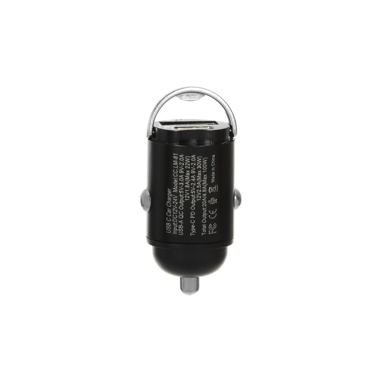 شارژر فندکی PD و فست دو پورت Liami مدل CC.LM-81 38W - مشکی (گارانتی شش ماهه شرکتی)
