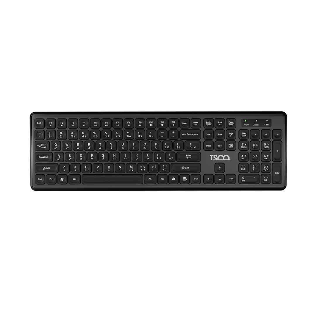 کیبورد بی سیم TSCO مدل TK-7005W - مشکی