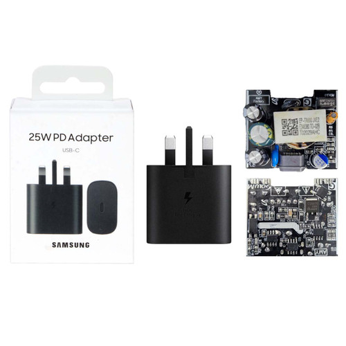 شارژر دیواری سوپر فست و PD تک پورت SAMSUNG مدل EP-TA800 25W - مشکی - MMS (گارانتی شش ماهه YA)