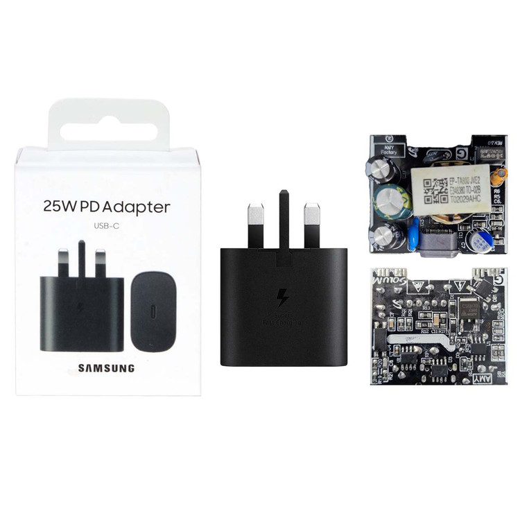 شارژر دیواری سوپر فست و PD تک پورت SAMSUNG مدل EP-TA800 25W - مشکی - MMS (گارانتی شش ماهه YA)