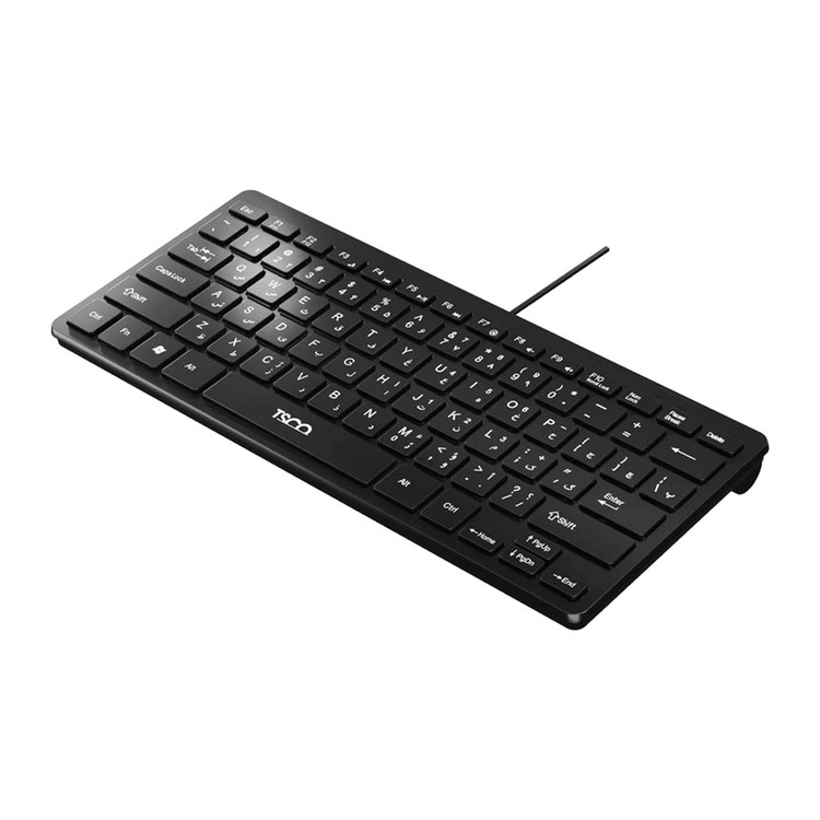 کیبورد باسیم TSCO مدل TK 8044 - مشکی