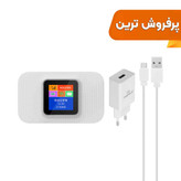مودم همراه Naztech 4G-LTE مدل Jet 2 - سفید (دو سیم کارت)