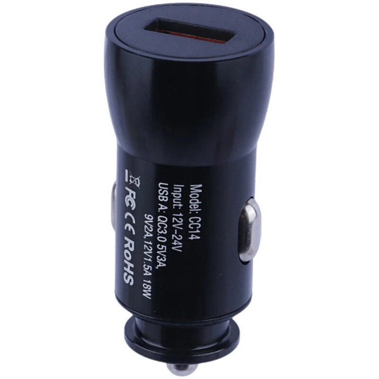شارژر فندکی فست تک پورت Hicostar مدل CC14 18W - مشکی