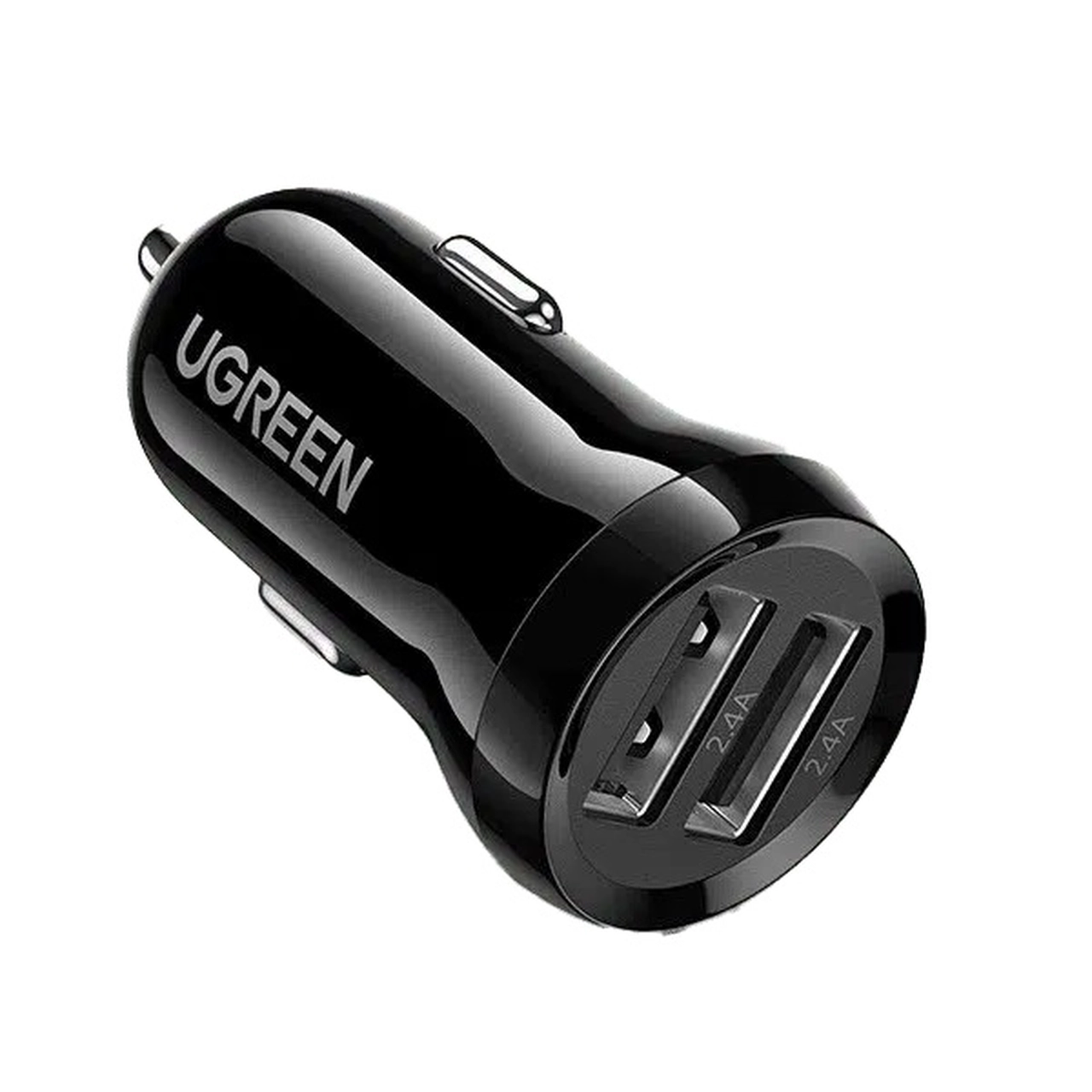 شارژر فندکی فست دو پورت UGREEN 12W مدل ED018-50875 - مشکی (گارانتی 18 ماهه آسان پیشرو)