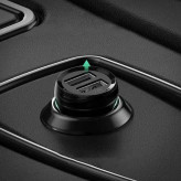 شارژر فندکی فست دو پورت UGREEN 12W مدل ED018-50875 - مشکی (گارانتی 18 ماهه آسان پیشرو)