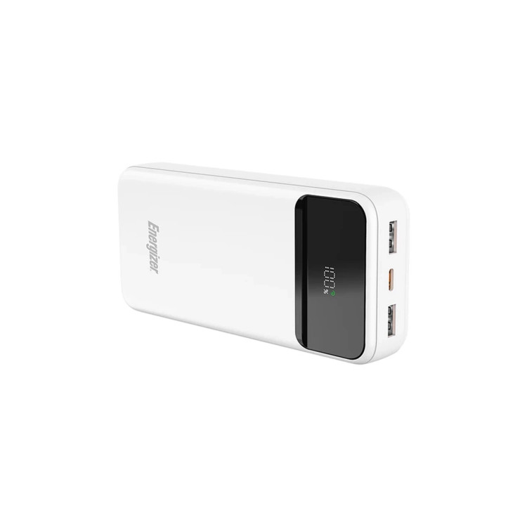 پاوربانک PD و فست شارژ Energizer 22.5W 20000mAh مدل UE20089PQ - سفید (گارانتی متین)