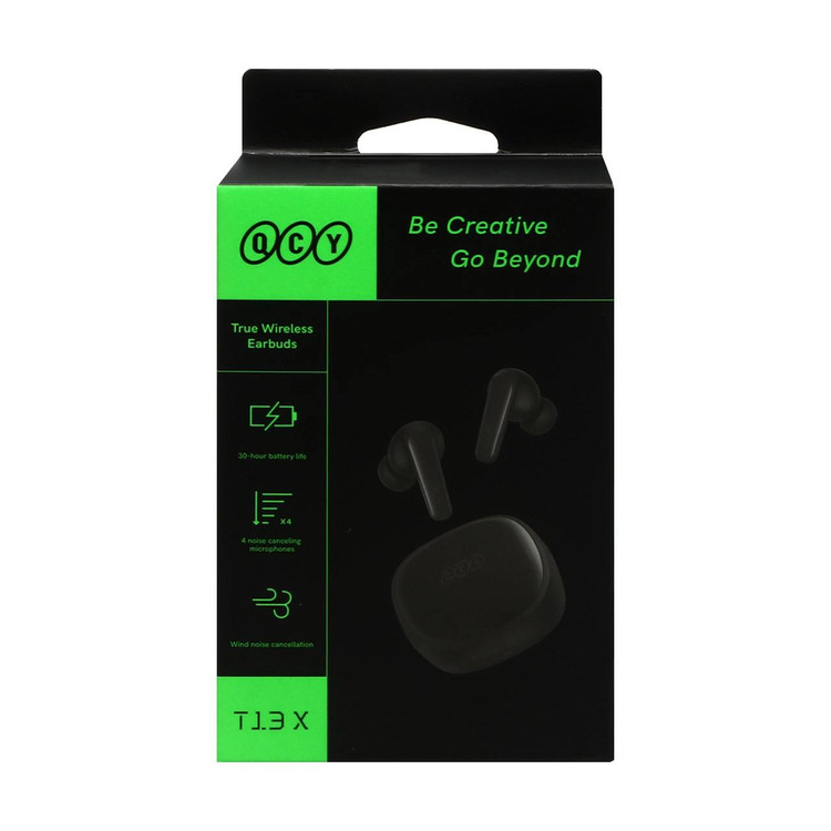 ایرفون بی سیم QCY مدل T13 X - مشکی (گارانتی تعویض یکساله شرکتی)